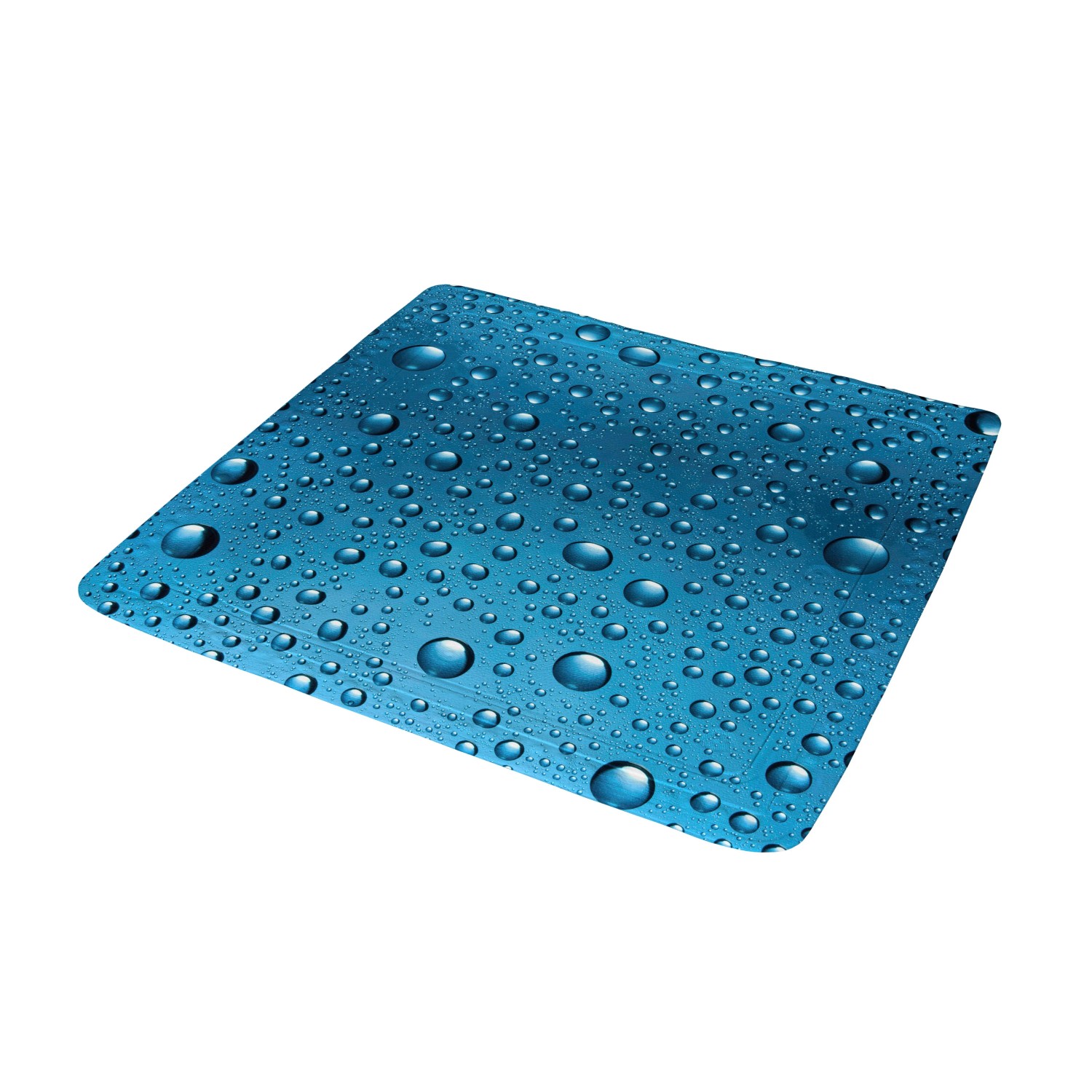 E-shop Kleine Wolke Podložka do sprchy Bubble modrá 55 x 55 cm