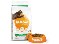 IAMS Granule pre mačky ADULT 1+ s čerstvým kuracím 2 kg
