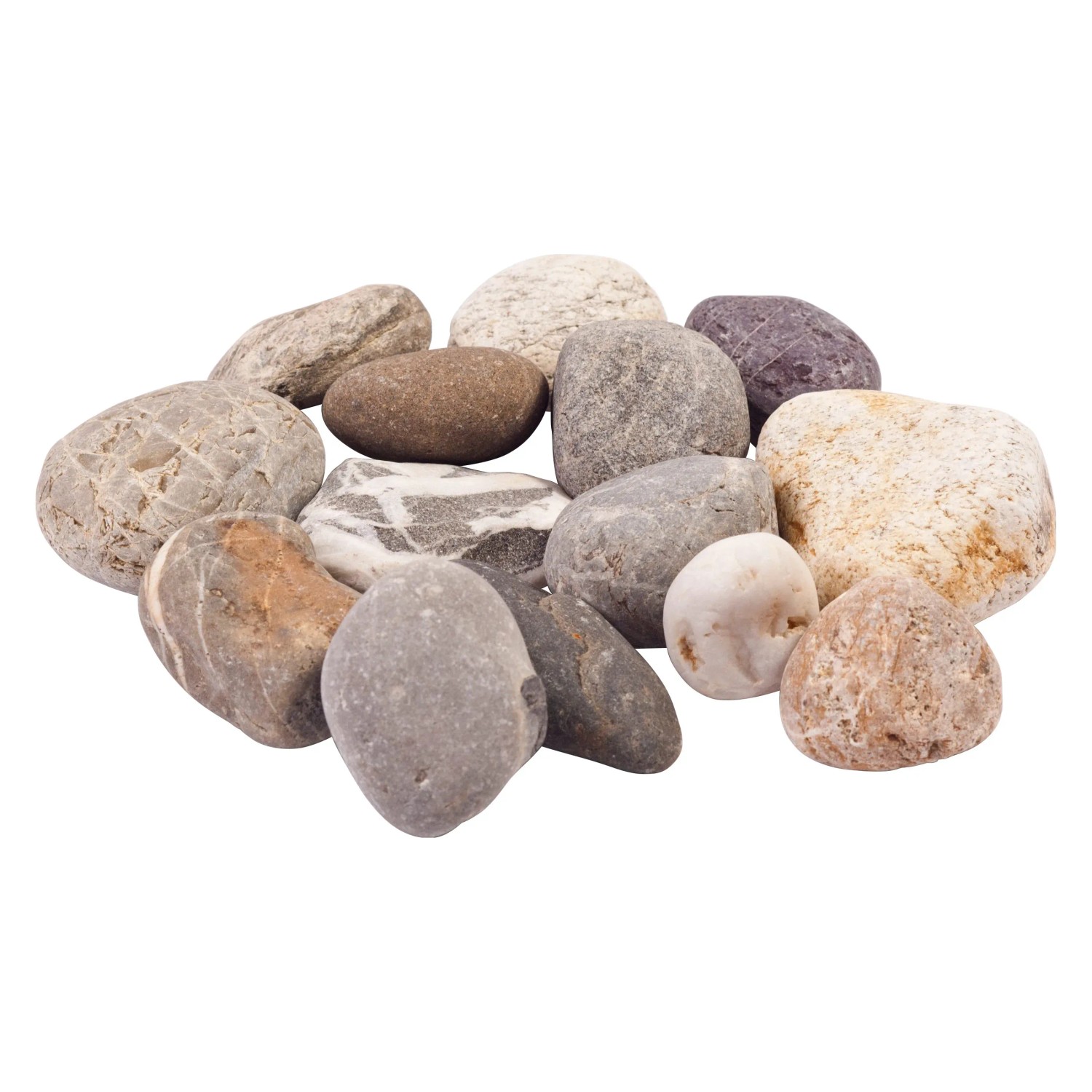 E-shop WECO Riečny štrk viacfarebný, 32-50 mm, 25 kg/vrece