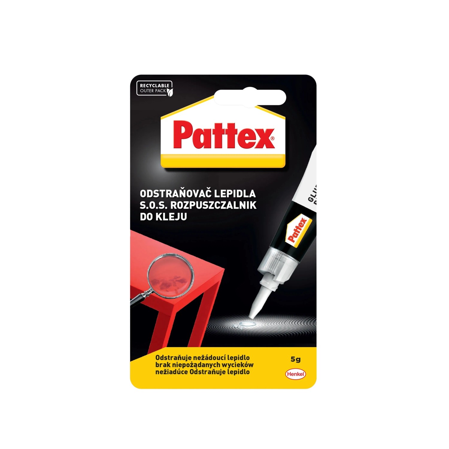 E-shop Pattex Odstraňovač sekundového/ sekundového lepidla 5 g