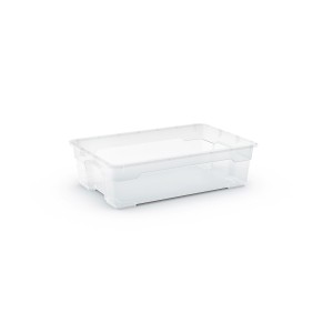Priehľadný univerzálny box OBI Santos M, 25 l, na skladovanie a organizáciu.