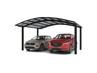 Ximax Alu prístrešok na 2 autá Portoforte Typ 60-M čierna 542 x 495 cm