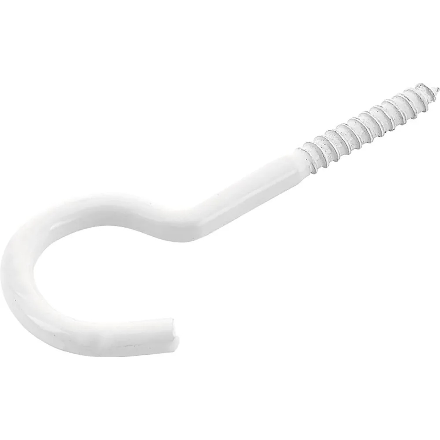 E-shop Hák na šnúru na bielizeň, pozinkovaný biely povrch, 5,2 x 80 mm - predaj na váhu