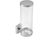 Novaservis Zásobník na kozmetické tampóny Metalia 12, sklo chróm