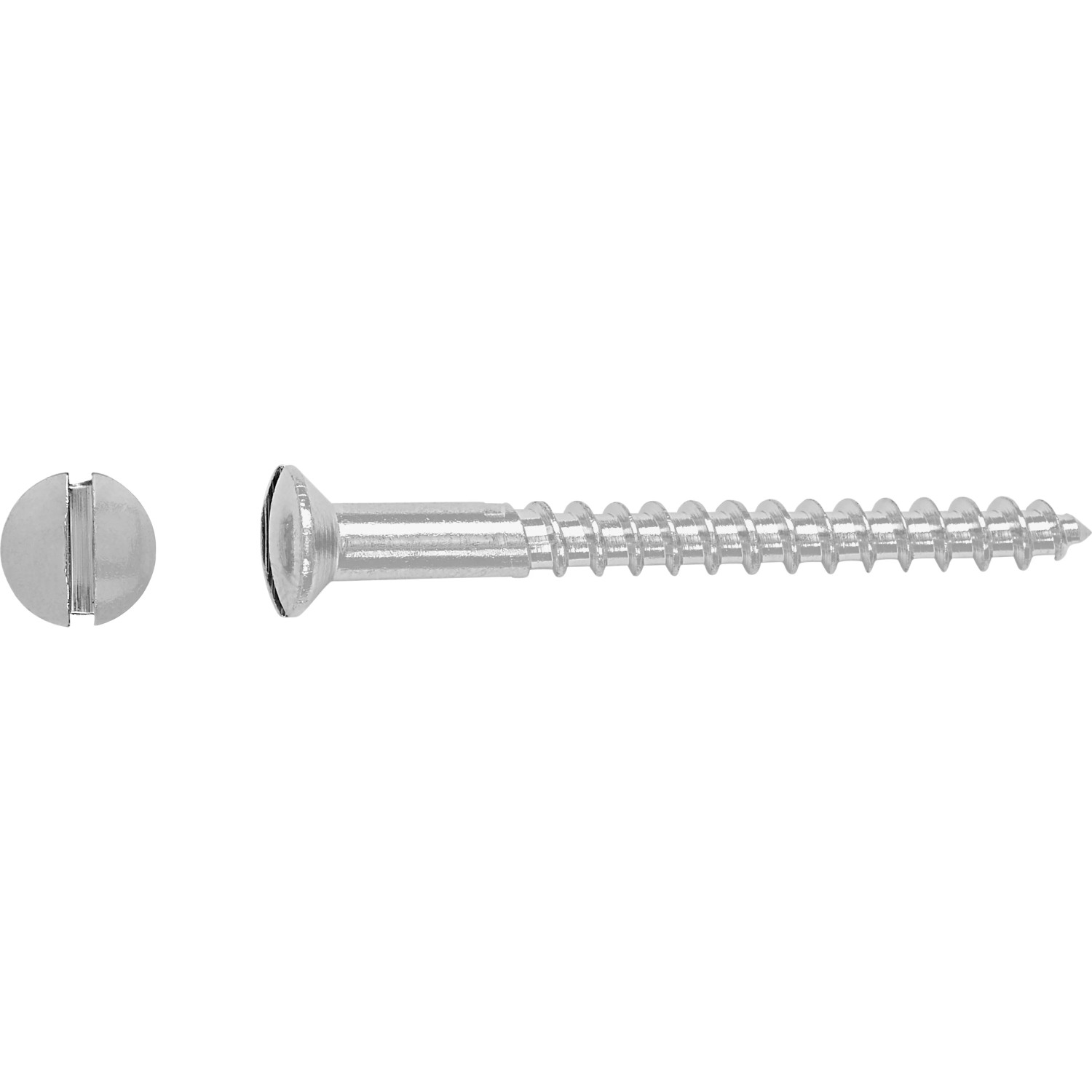 E-shop Skrutka do dreva so šošovkovou hlavou PZ pochrómovaná mosadz 4 x 30 mm, 10 ks