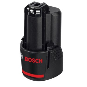 Čierny akumulátor Bosch Professional GBA 12V 2Ah pre elektrické náradie. Kompaktný a robustný.