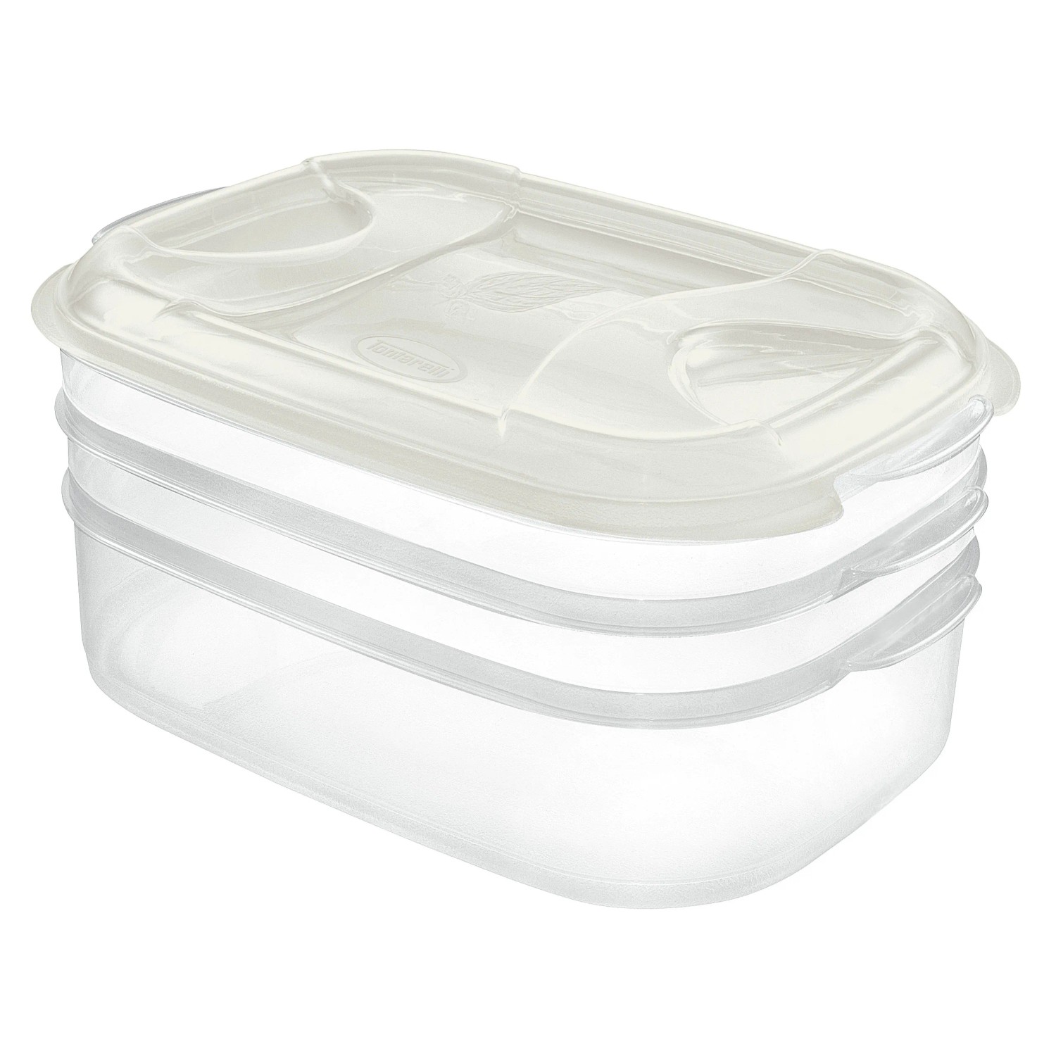 E-shop Tontarelli Set dóz Nuvola Plus biela, 1+1+2 l