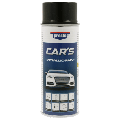 Presto Cars Lak metalíza čierna 400 ml