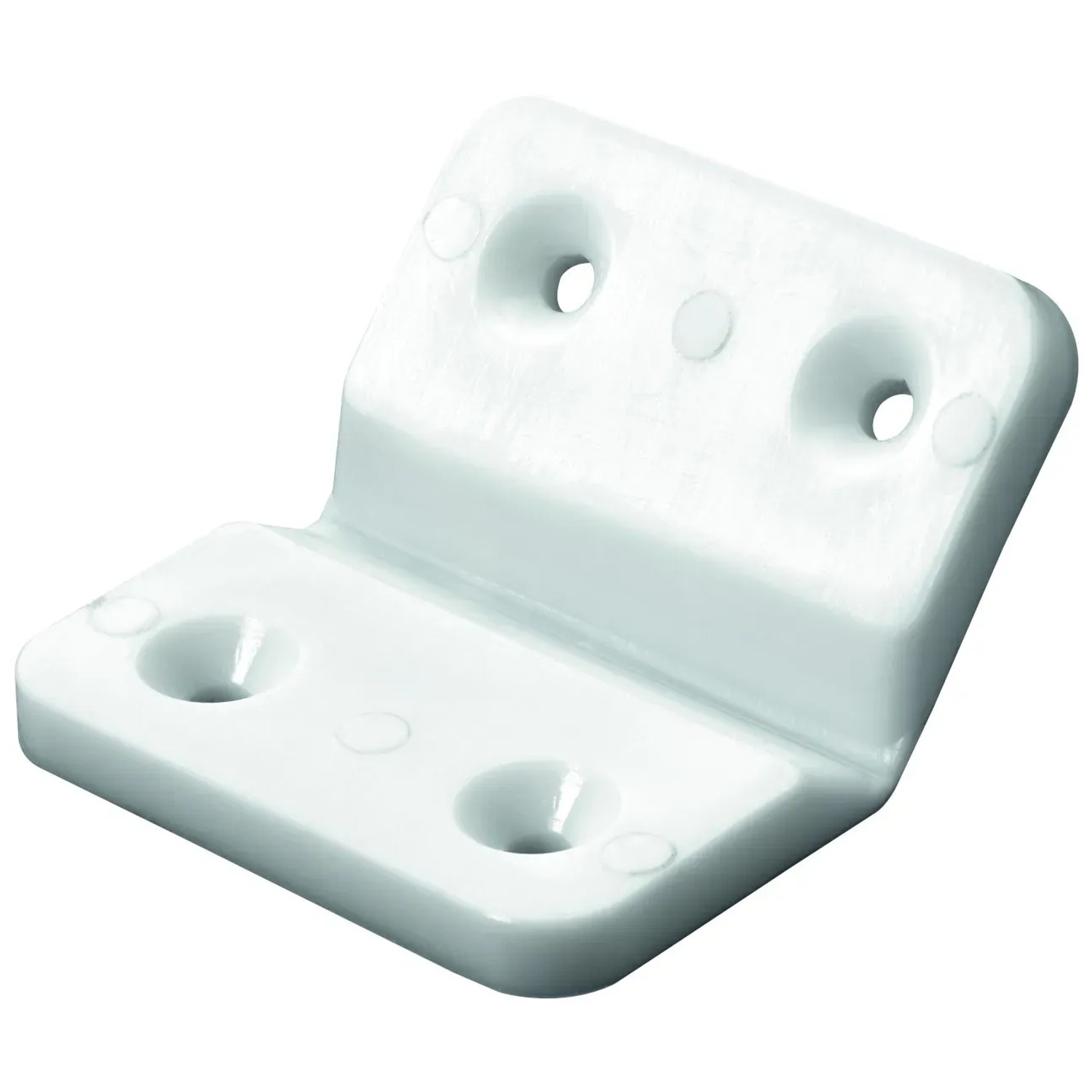 E-shop Hettich Rohová spojka, biela, 4 ks, 4 x 40 x 50 mm