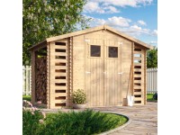 Timbela Drevený záhradný domček M391 bez podlahy, 300 x 188 cm