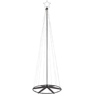 Markslojd Vianočný stromček s hviezdou Abeto, 380 LED, pr. 100 x 300 cm