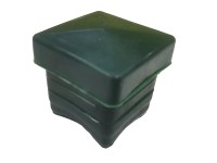 Náhradné kryty stĺpikov, plast, 40 x 40 mm zelené