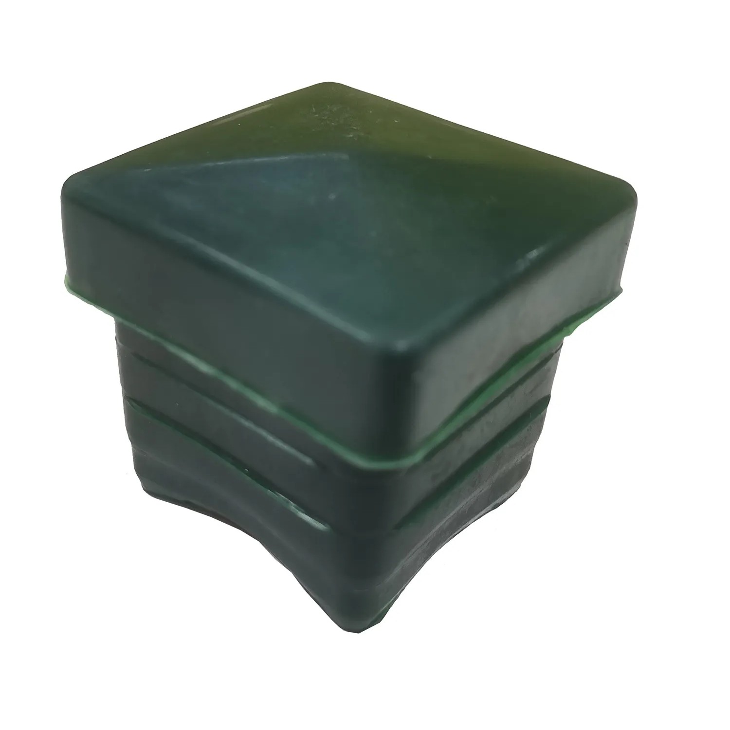 E-shop Náhradné kryty stĺpikov, plast, 40 x 40 mm zelené
