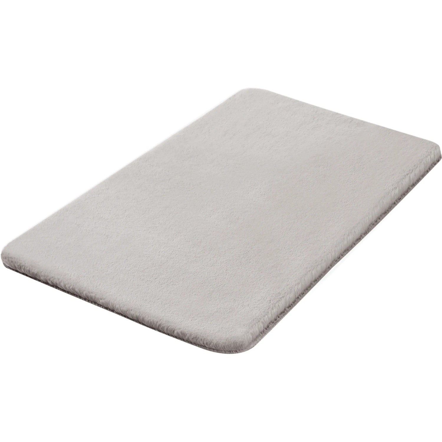 E-shop Kleine Wolke Kúpeľňová predložka Cony, striebrosivá, 60 x 100 cm