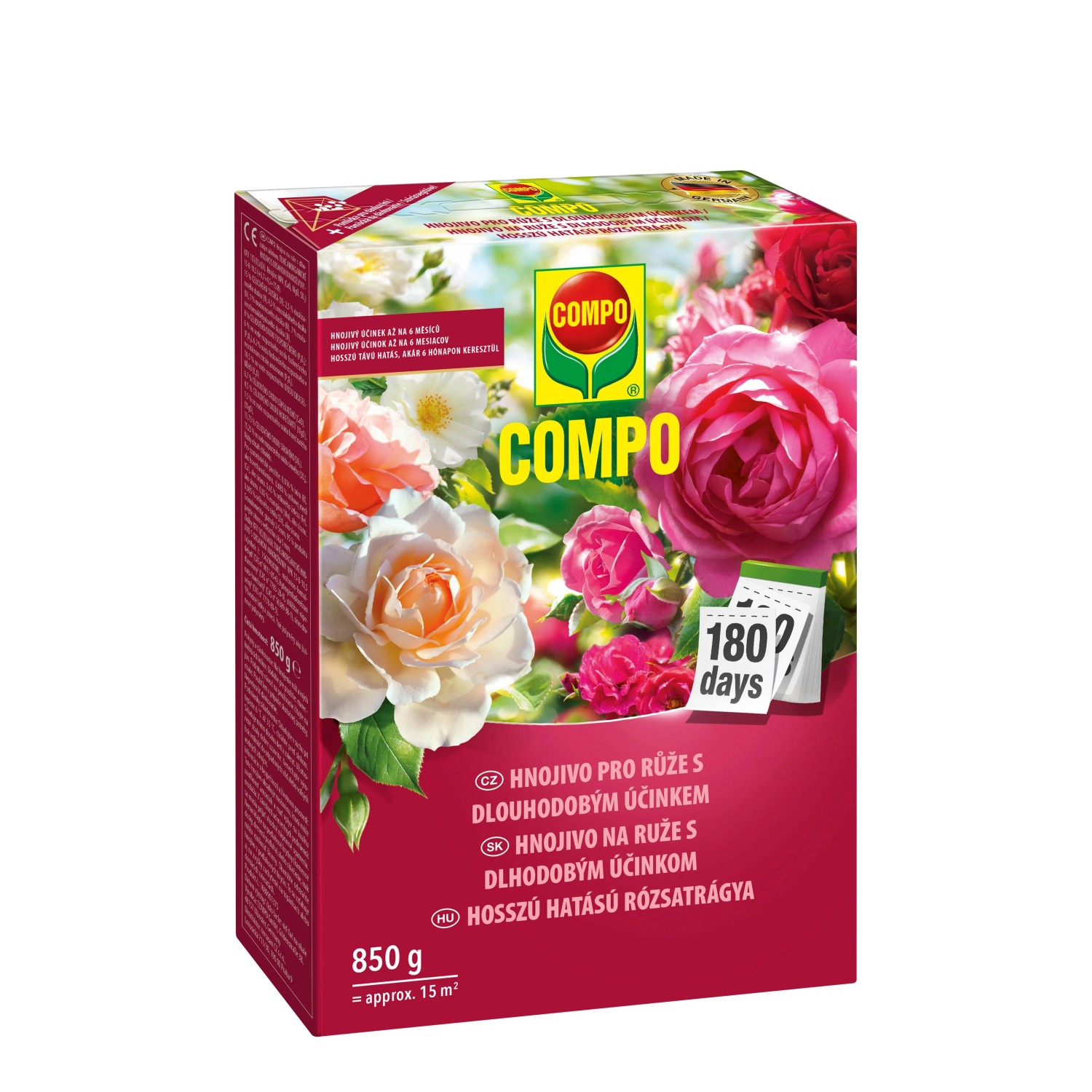 E-shop COMPO Hnojivo pre ruže s dlhodobým účinkom 850 g