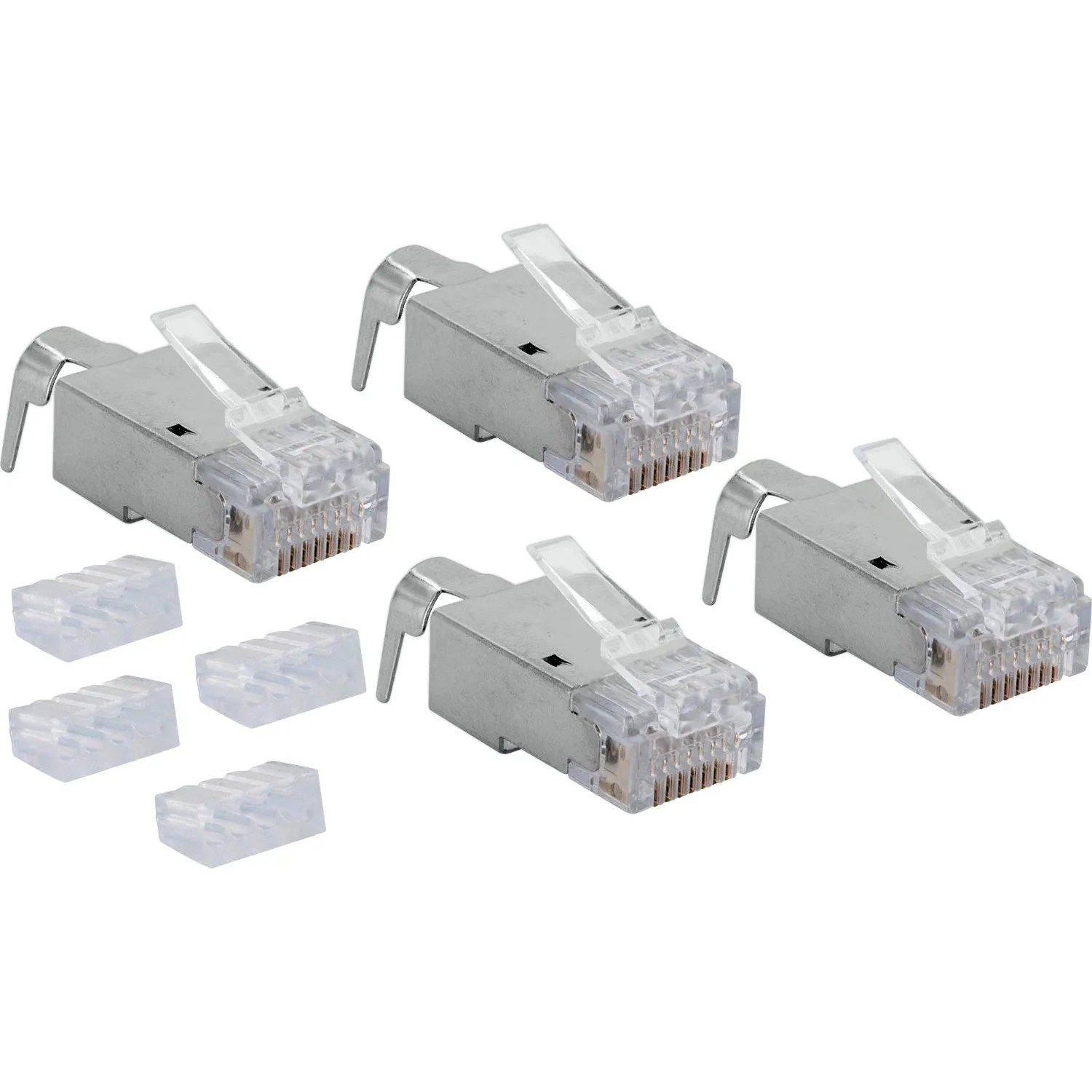 E-shop Schwaiger Sieťový konektor CAT 6A/CAT 7 4 ks