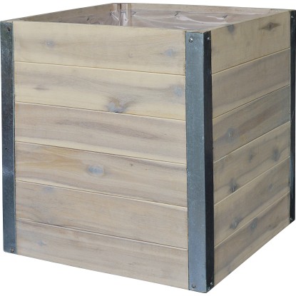 Drevený kvetináč 28 cm x 28 cm x 28 cm