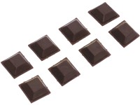 OBI Univerzálny tlmič samolepiaci 15 mm x 15 mm hnedý, 8 ks