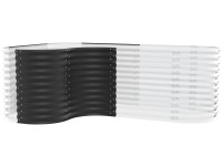 Vitavia Rozšírenie vyvýšeného záhonu Curve 858 čierna 80 x 80 x 85,8 cm Vitavia Rozšírenie vyvýšeného záhonu Curve 858 čierna 80 x 80 x 85,8 cm