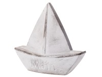 Dekoratívna figúrka plachetnice Moin betónová 18 x 18 x 8,5 cm