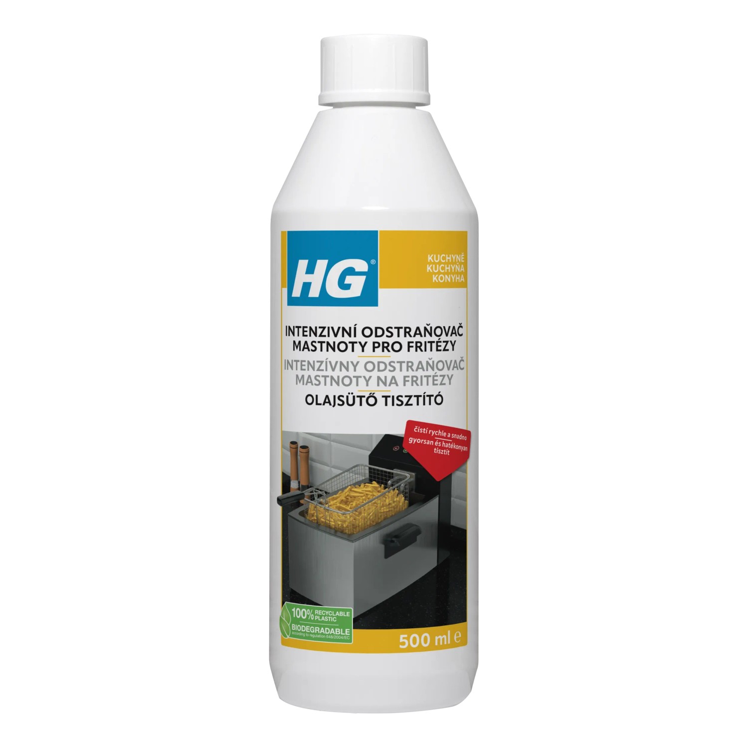 E-shop HG Intenzívny odstraňovač mastnoty pre fritézy 500 ml