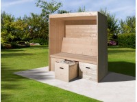 Weka Kryté záhradné posedenie Bozen 171 x 85 cm Weka Kryté záhradné posedenie Bozen 171 x 85 cm