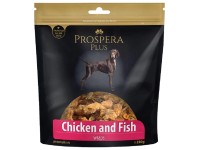 Prospera Plus Pochúťka pre psov kuraťom obalené rybičky, 230 g Prospera Plus Pochúťka pre psov kuraťom obalené rybičky, 230 g