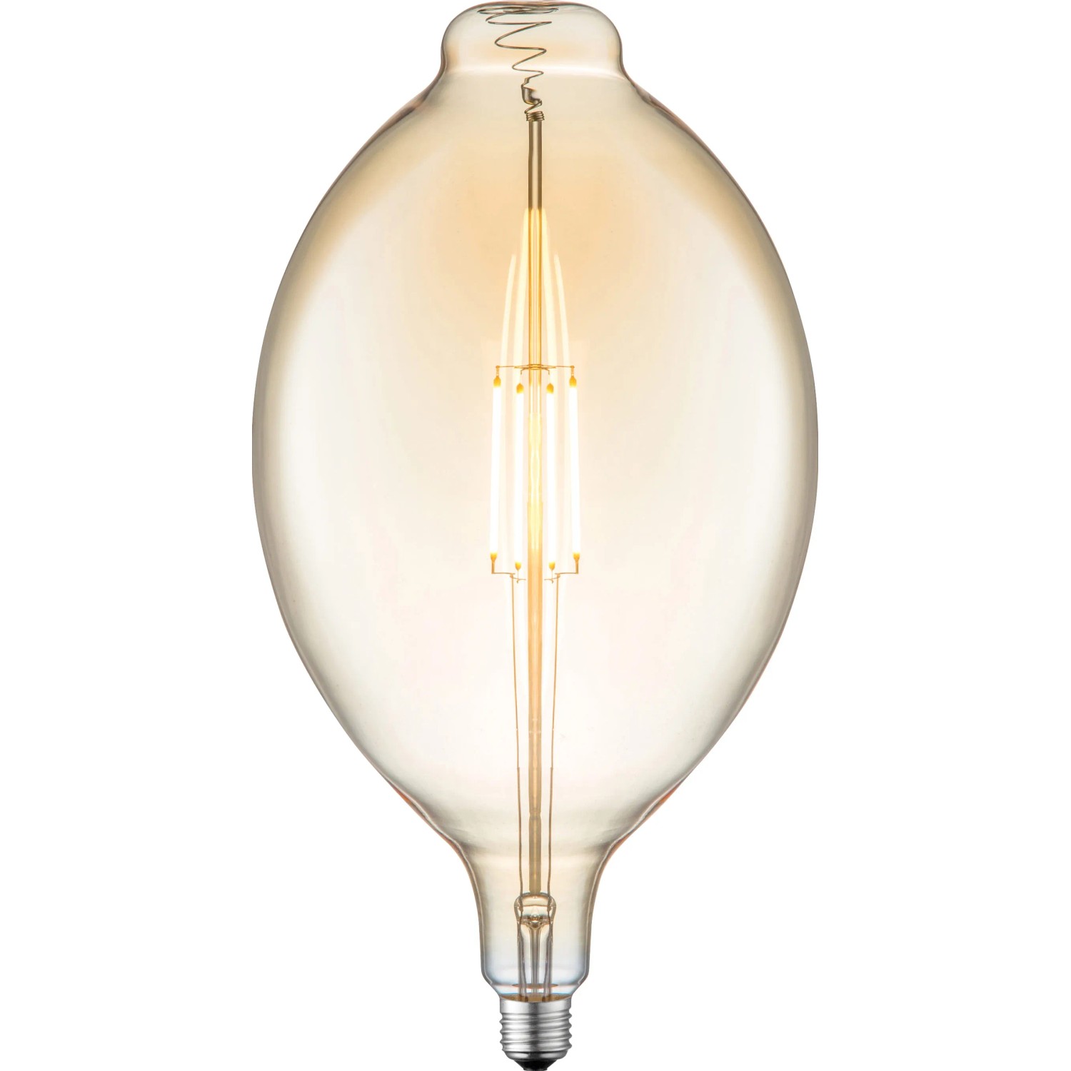 E-shop Just Light. Filam. LED žiarovka E27, 420lm, 2700K, 4W, jan. sklo, pr. 18 cm