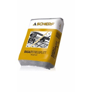 Vrece bazaltového štrku antracit, 2-4 mm, 25 kg, pre chodníky a príjazdové cesty.