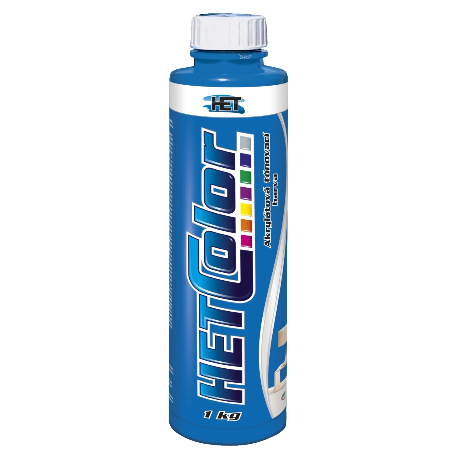 E-shop HETCOLOR Akrylátová tónovacia farba modrá 1 kg