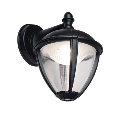 Lutec Vonkajšia nástenná lampa UNITE LED čierna