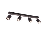 Brilliant LED bodové svietidlo Taio čierne 4xGU10 4,8W 350lm 3000K 13x6x69,5 cm