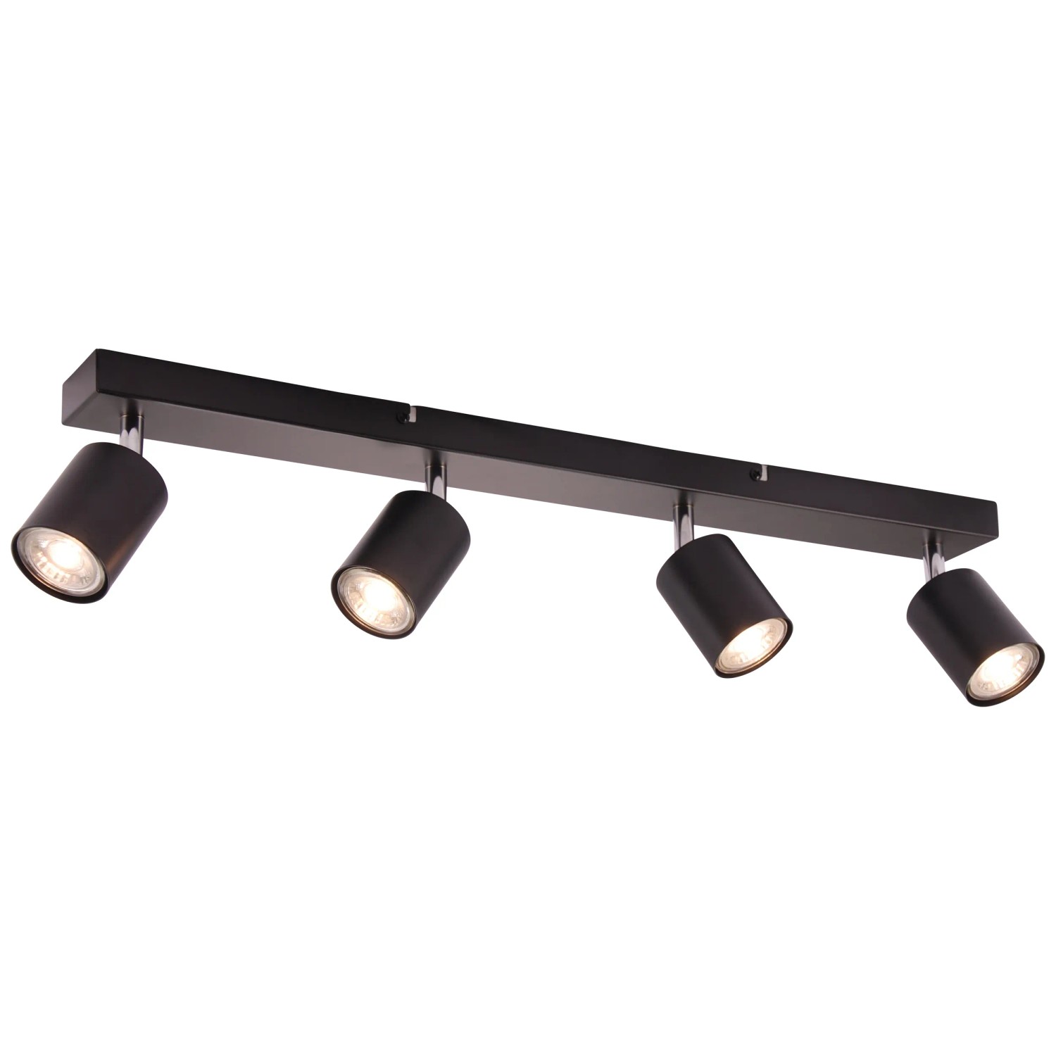 E-shop Brilliant LED bodové svietidlo Taio čierne 4xGU10 4,8W 350lm 3000K 13x6x69,5 cm
