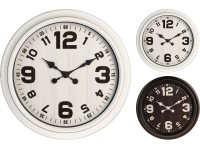 Koopman Nástenné hodiny, polypropylén, rôzne druhy, pr. 40,5 x 4,8 cm