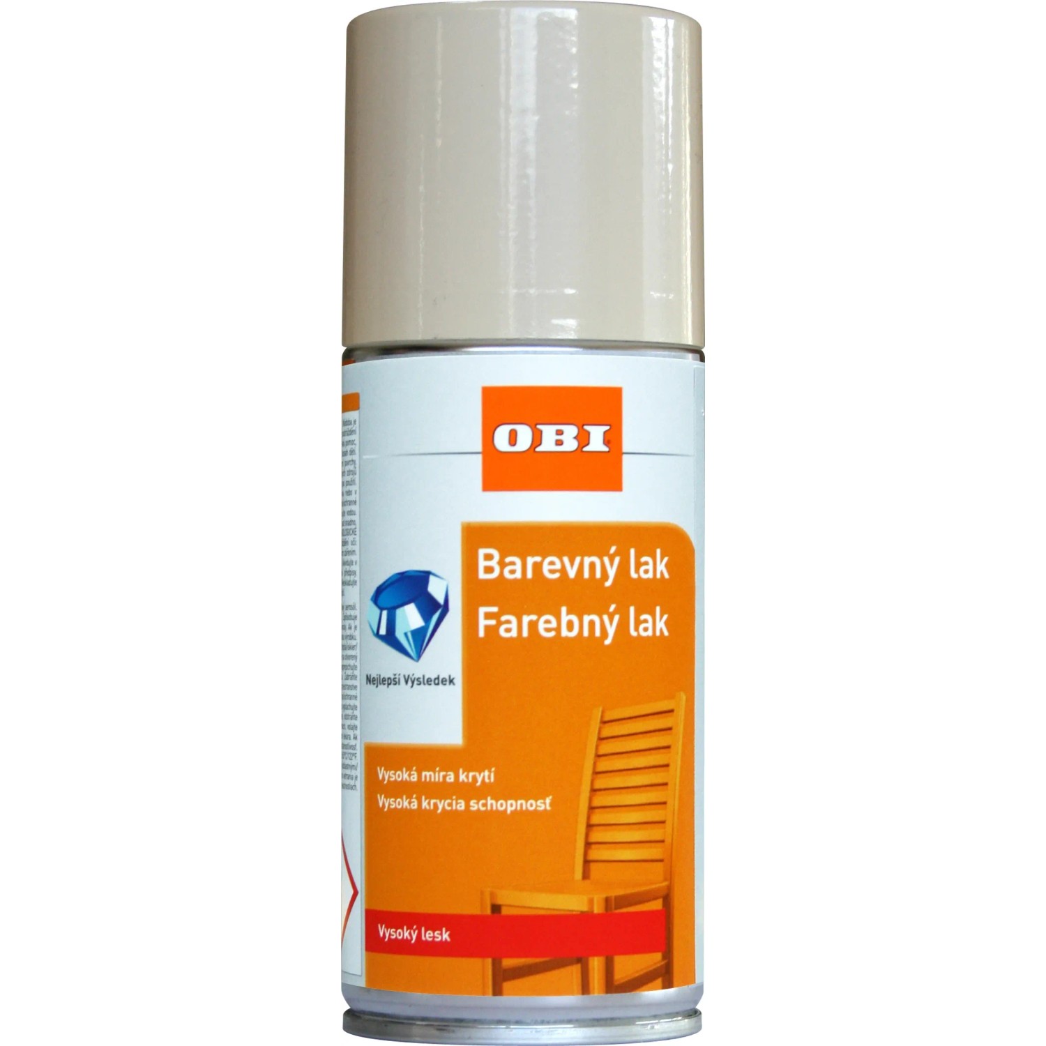 E-shop OBI Lak v spreji vysoko lesklý RAL 1015 svetlá slonová kosť 150 ml