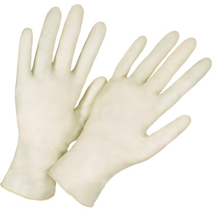 Jednorazové rukavice veľkosť M biele