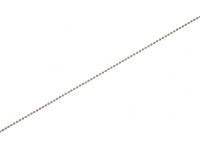 LUX-TOOLS Guľôčková reťaz poniklovaná mosadz, pr. 3,6 mm - metráž
