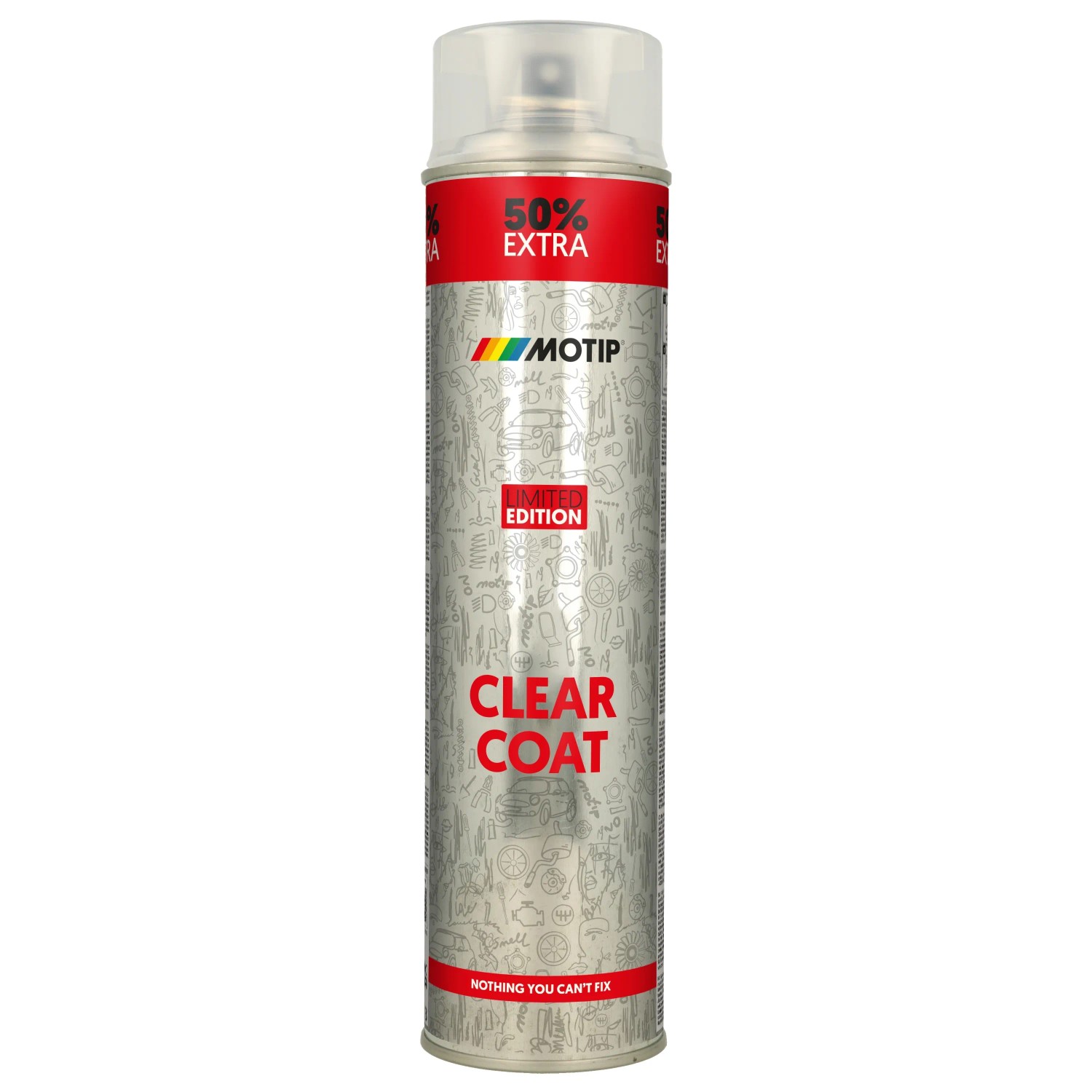 E-shop Motip Vrchný akrylový lak M Rallye 600 ml, číry