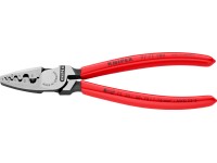 Knipex Lisovacie kliešte na koncové dutinky, potiahnuté plastom, 180 mm
