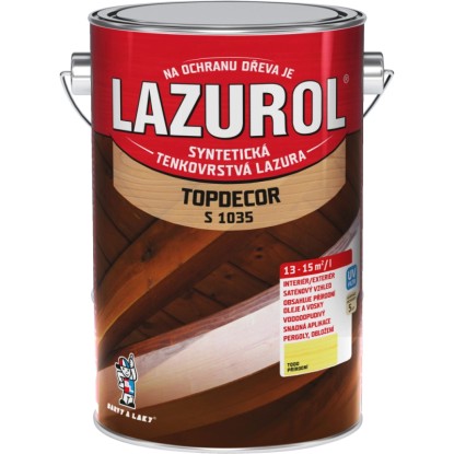 Lazurol Topdecor S1035 lazúra teak 4,5 l