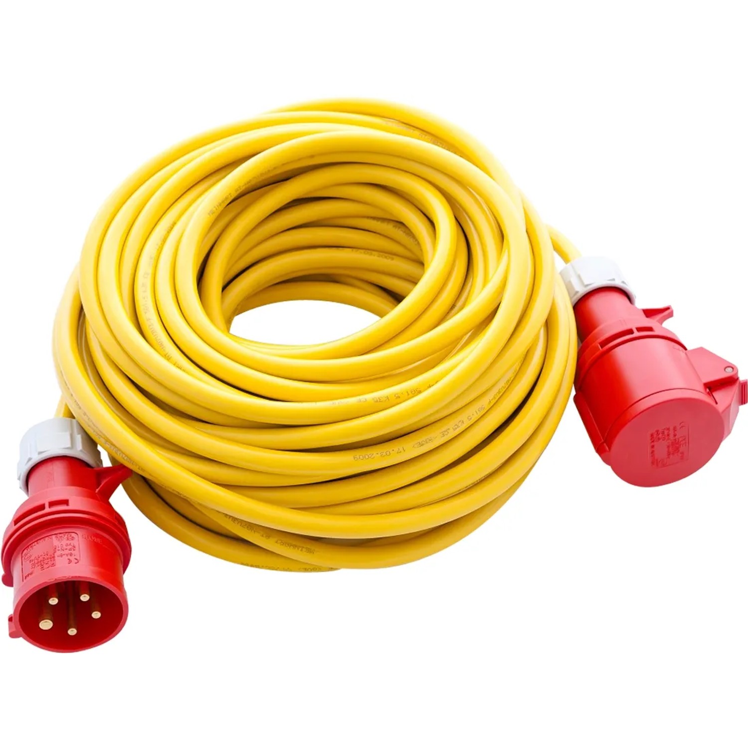 E-shop Munos Predlžovací kábel ELITE 1003812, 400 V, žltý, 10 m