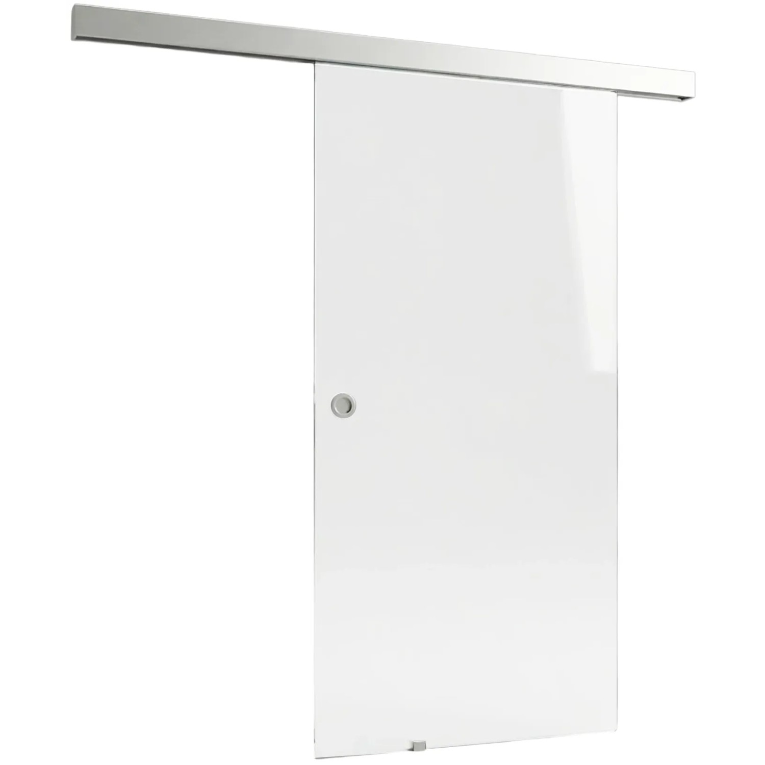 E-shop Doorlegro Posuvné dvere EasySlide 65 - set, číre sklo/strieborná, 205 x 90 cm