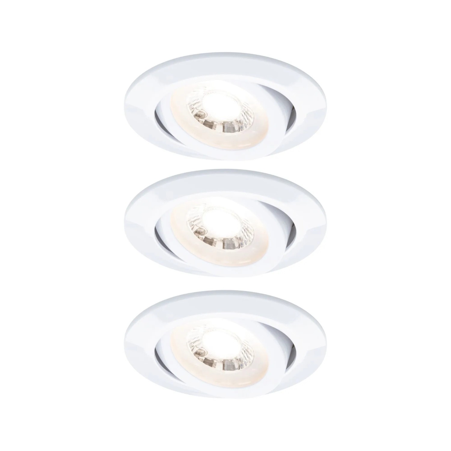 E-shop Paulmann LED vstavaný reflektor biely matný 6 W 450 lm 3000 K pr. 82 x 29 mm
