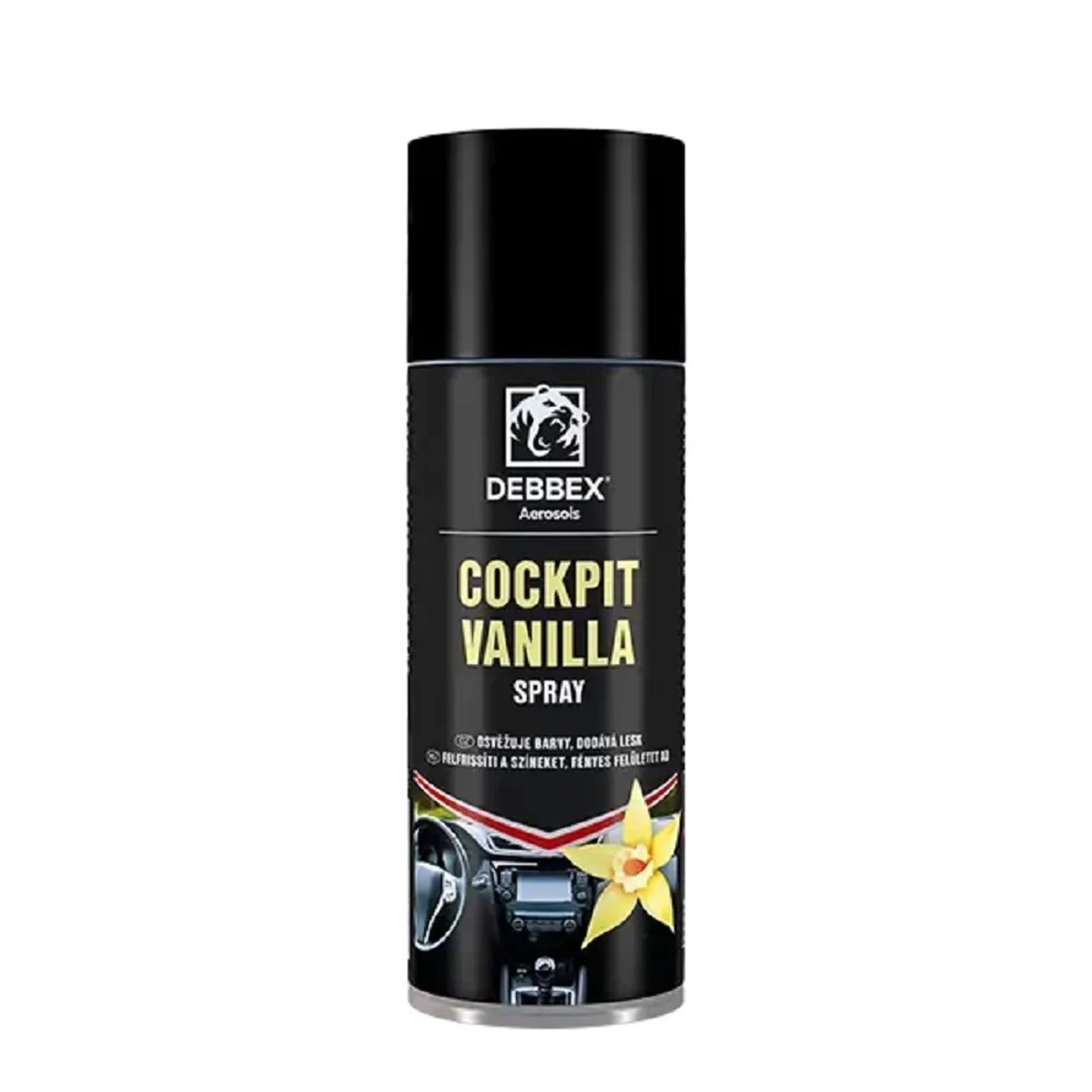 E-shop DEBBEX Cockpit spray, vanilka, 400 ml