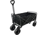 Skladací ručný vozík Wagon, čierna, 100 x 97 x 58 cm