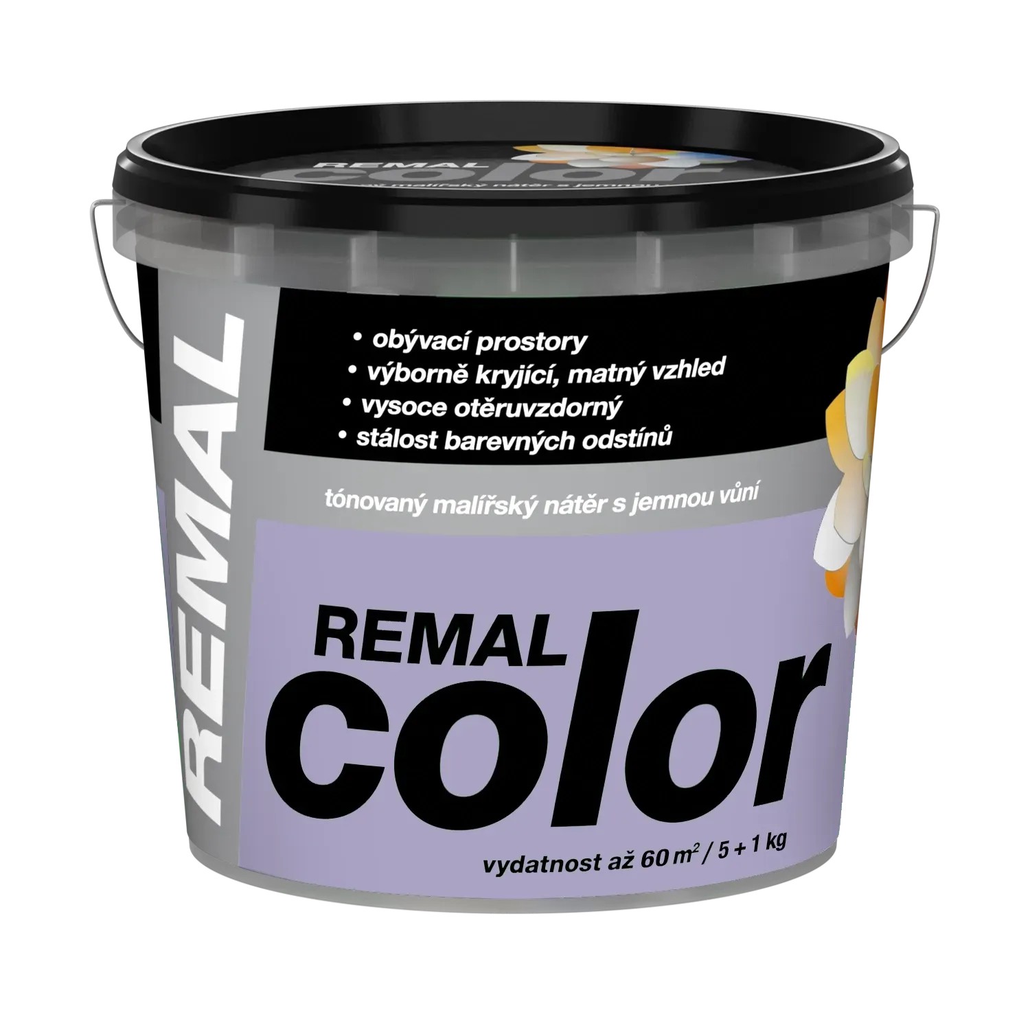 E-shop REMAL Color Tónovaný maliarsky náter s jemnou vôňou, 310 Levanduľa, 5 + 1 kg