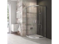 RAVAK sprchovací kút štvrťkruhový posuvný štvordielny Blix bright alu / transpar RAVAK sprchovací kút štvrťkruhový posuvný štvordielny Blix bright alu / transpar