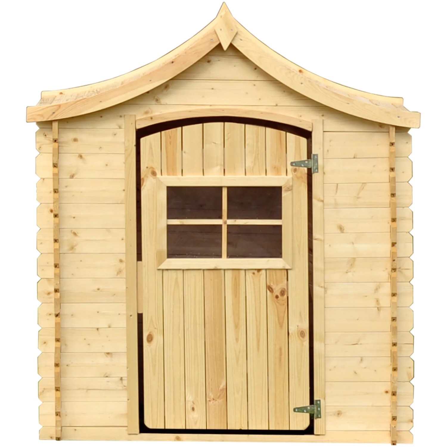 E-shop Timbela Drevený domček pre deti M550-1 bez podlahy, 94 x 118 cm