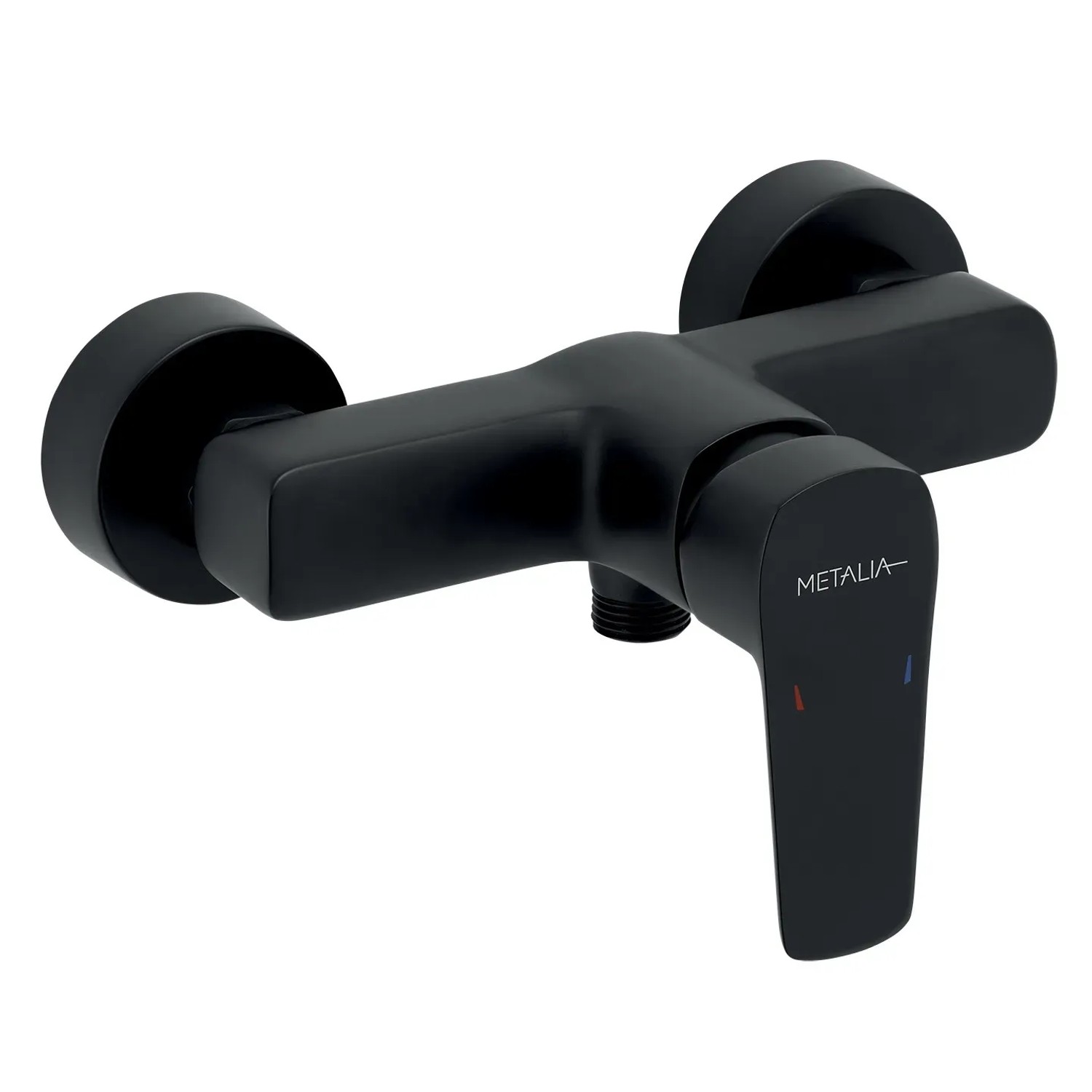 E-shop Novaservis Sprchová batéria bez príslušenstva Metalia 58 čierna matná 150 mm