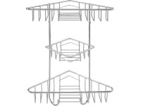 Rohový drôtený kôš Fregate 3 košíky 430 x 290 x 210 mm